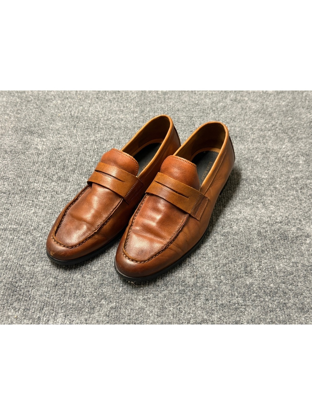 BLAKE McKAY Caramel/Cognac Penny Loafer 9.5